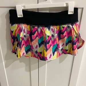 Cute multi colored skort !